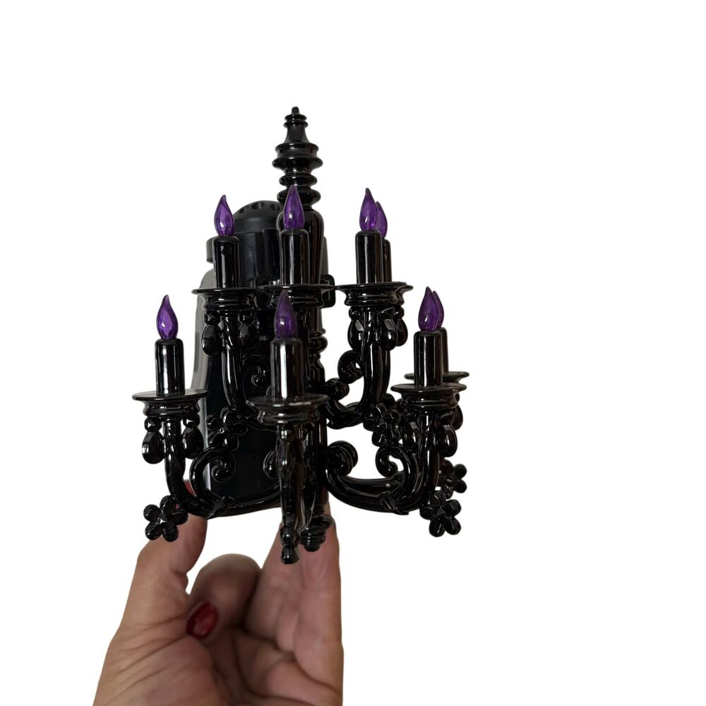 EUC Bath & Body Works Halloween PURPLE Spooky Chandelier Nightlight Wallflower